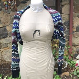 Free people size small fair isle shrug